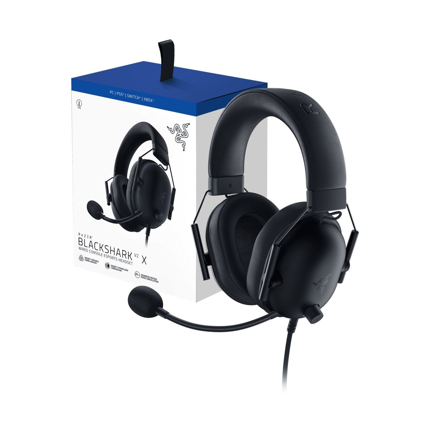 Razer BlackShark V2 X for PlayStation - 3.5mm Analog Over-ear Gaming Headset (Boxed) — Buy in Cyprus with Fast Delivery