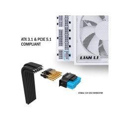 Buy Lian Li Edge 1000W White 80+ Platinum, Fully Modular ATX PSU - EDGE 1000W - ... in Cyprus, Nicosia, Limassol, Larnaka, Pafos