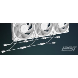 Arctic P12 Pro A-RGB (White) - 3x120mm PWM Fans, ARGB, 3000 RPM (Boxed) — Buy in Cyprus with Fast Delivery