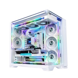 Lian Li O11 Vision Compact White O11VPW - Mid Tower ATX/E-ATX Case (Boxed) — Buy in Cyprus with Fast Delivery