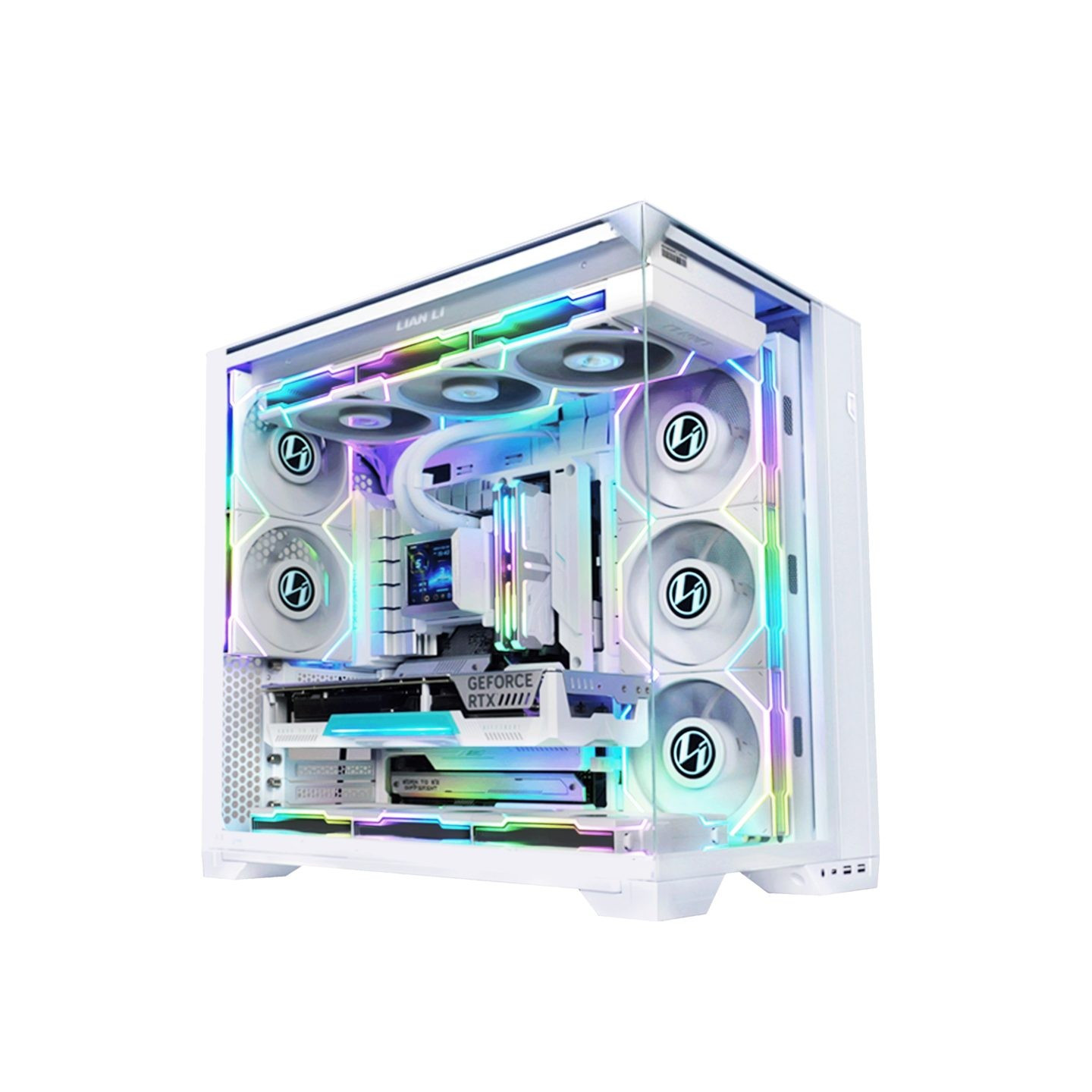 Lian Li O11 Vision Compact White O11VPW - Mid Tower ATX/E-ATX Case (Boxed) — Buy in Cyprus with Fast Delivery