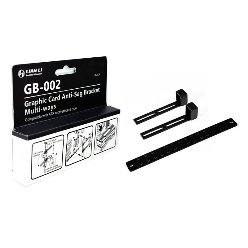 Buy Lian Li GB-002 Graphic Card Anti-Sag Bracket GPU Holder - GB-002 - Aluminium in Cyprus, Nicosia, Limassol, Larnaka, Pafos