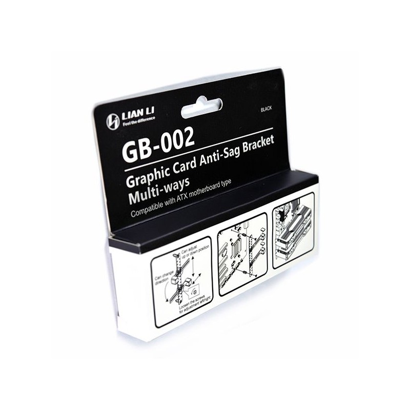Buy Lian Li GB-002 Graphic Card Anti-Sag Bracket GPU Holder - GB-002 - Aluminium in Cyprus, Nicosia, Limassol, Larnaka, Pafos