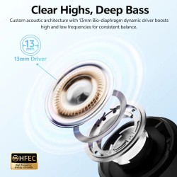 Buy QCY AilyBuds E10 - E10 - Blue, LDAC Hi-Res, 4-mic ENC, 13mm Driver, TWS, IPX... in Cyprus, Nicosia, Limassol, Larnaka, Pafos