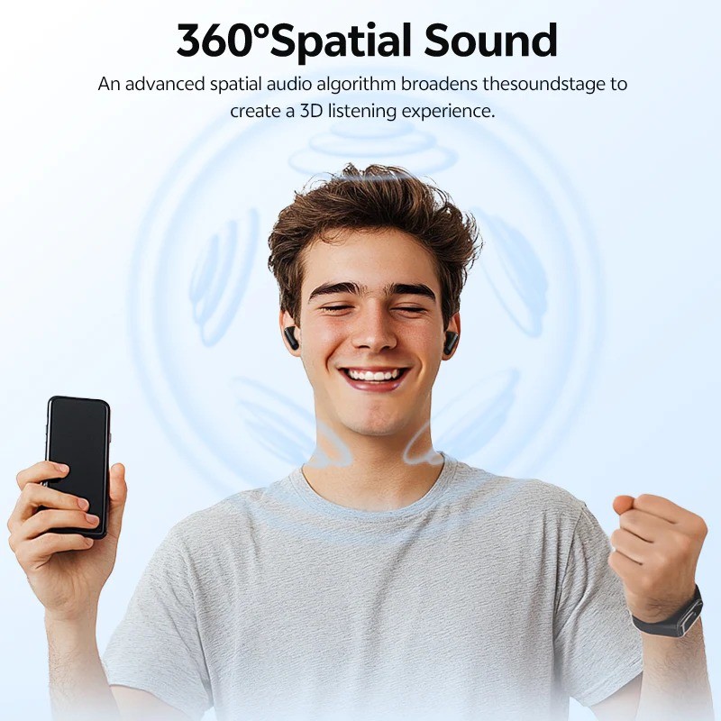 Buy QCY AilyBuds E10 - E10 - Blue, LDAC Hi-Res, 4-mic ENC, 13mm Driver, TWS, IPX... in Cyprus, Nicosia, Limassol, Larnaka, Pafos