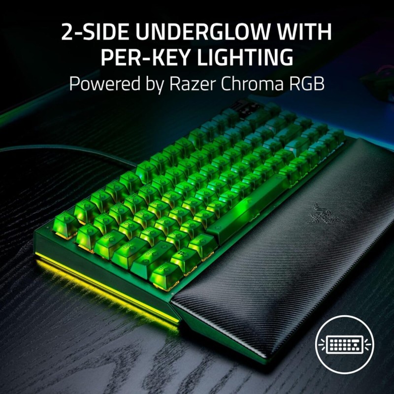 Buy Razer BLACKWIDOW V4 75% Phantom Ed. - V4 - Mechanical, RGB, Bluetooth 5.1, O... in Cyprus, Nicosia, Limassol, Larnaka, Pafos