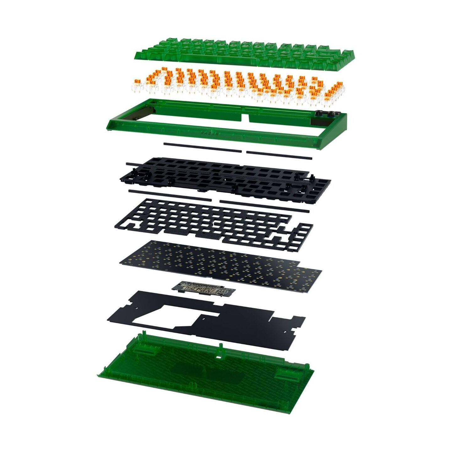 Razer BlackWidow V4 75% Phantom Edition - Hot-Swappable Mechanical RGB Gaming Keyboard (Boxed)