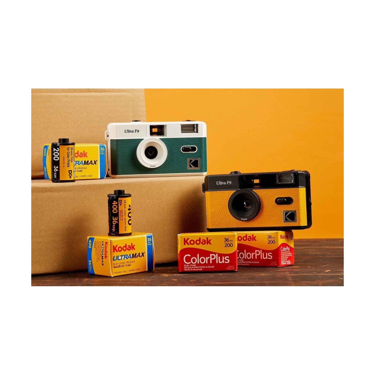 Kodak 35mm Film Camera - Ultra F9 - Dark Green, Retro Style — Buy in Cyprus with Fast Delivery