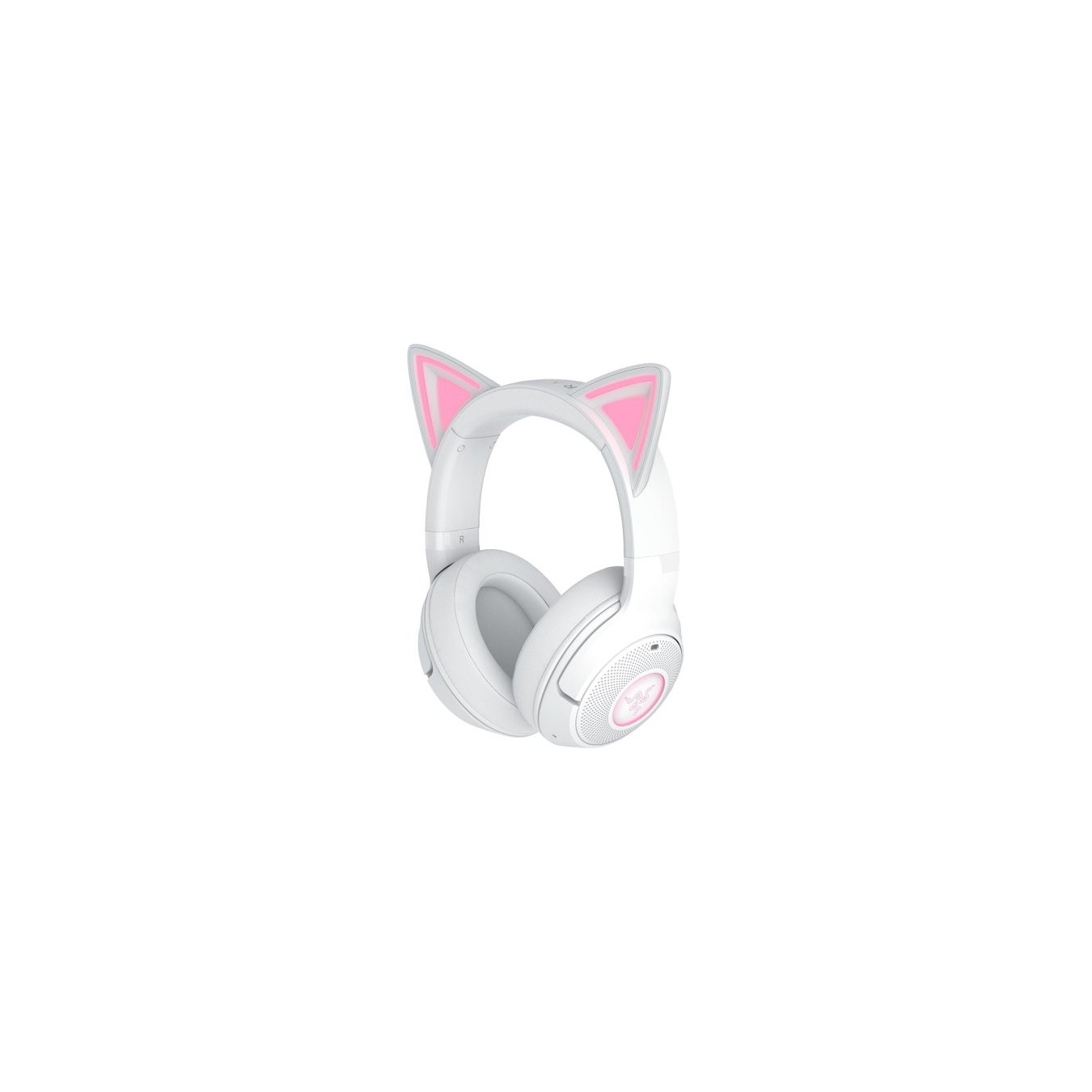 Razer KRAKEN KITTY V2 BT - KRAKEN KITTY V2 BT - White, RGB, 7.1 Gaming Headset with Kitty Ears, BT 5.2