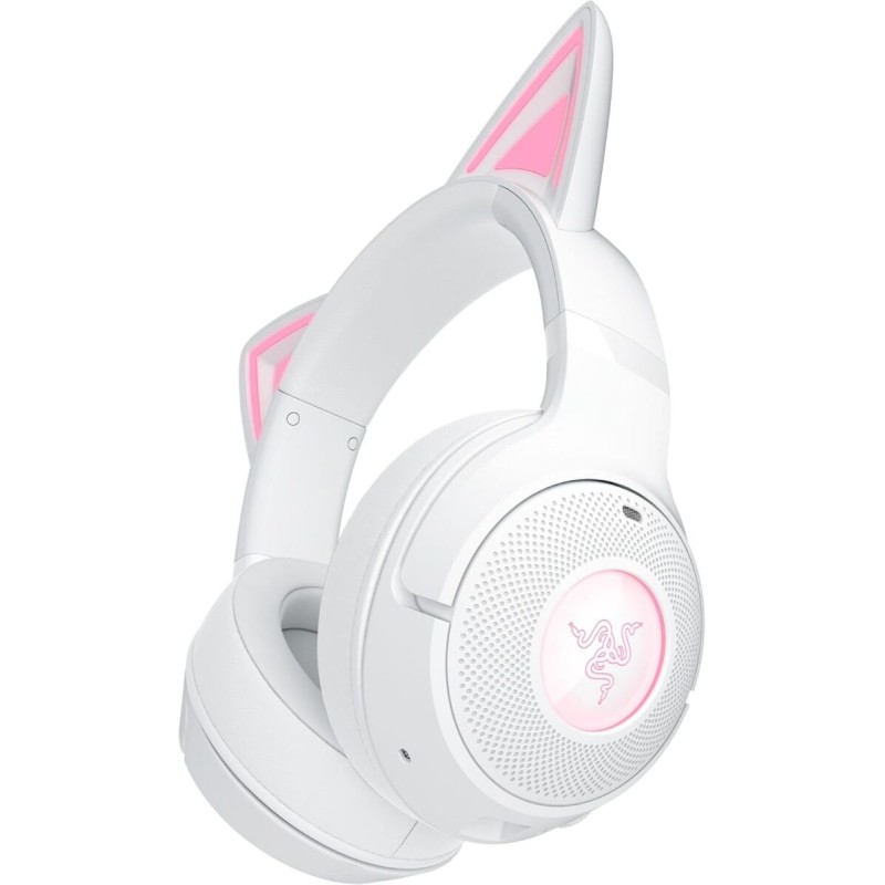 Buy Razer KRAKEN KITTY V2 BT - KRAKEN KITTY V2 BT - White, RGB, 7.1 Gaming Heads... in Cyprus, Nicosia, Limassol, Larnaka, Pafos