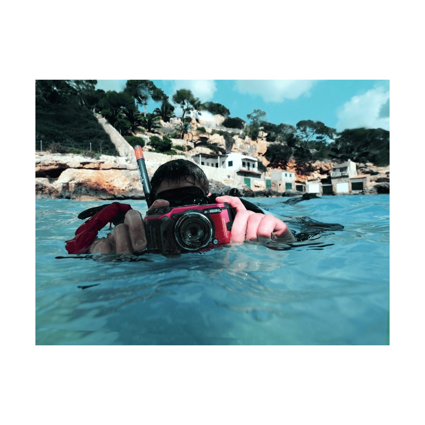 Olympus CHS-09 Floating Handstrap - CHS-09 - Red for TOUGH Series Cameras — Buy in Cyprus with Fast Delivery