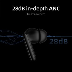 Buy QCY T13 ANC 2 White - T13 ANC 2 - True Wireless Earbuds, 28dB ANC, 10mm Driv... in Cyprus, Nicosia, Limassol, Larnaka, Pafos
