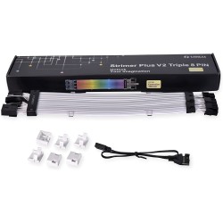 Buy Lian Li STRIMER Plus V2 - STRIMER Plus V2 - 3X8 Pin VGA ARGB Extension Cable... in Cyprus, Nicosia, Limassol, Larnaka, Pafos