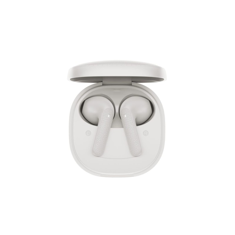 Buy QCY Air White Semi-Ear TWS Earbuds - Quad Mic ENC, Multi-Point, Leather Case in Cyprus, Nicosia, Limassol, Larnaka, Pafos