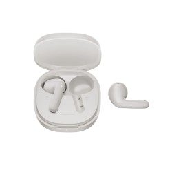 Buy QCY Air White Semi-Ear TWS Earbuds - Quad Mic ENC, Multi-Point, Leather Case in Cyprus, Nicosia, Limassol, Larnaka, Pafos