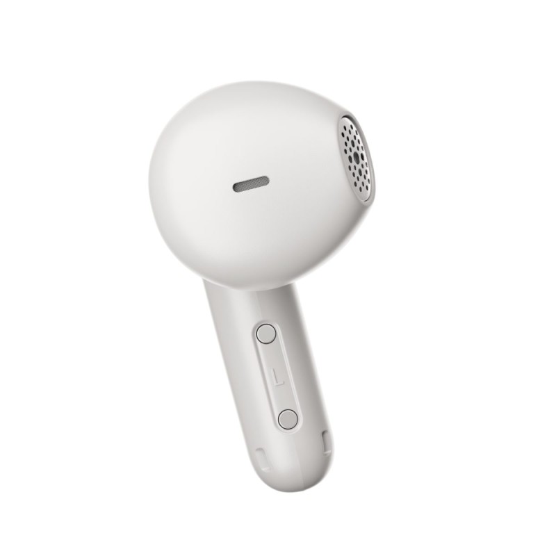 Buy QCY Air White Semi-Ear TWS Earbuds - Quad Mic ENC, Multi-Point, Leather Case in Cyprus, Nicosia, Limassol, Larnaka, Pafos