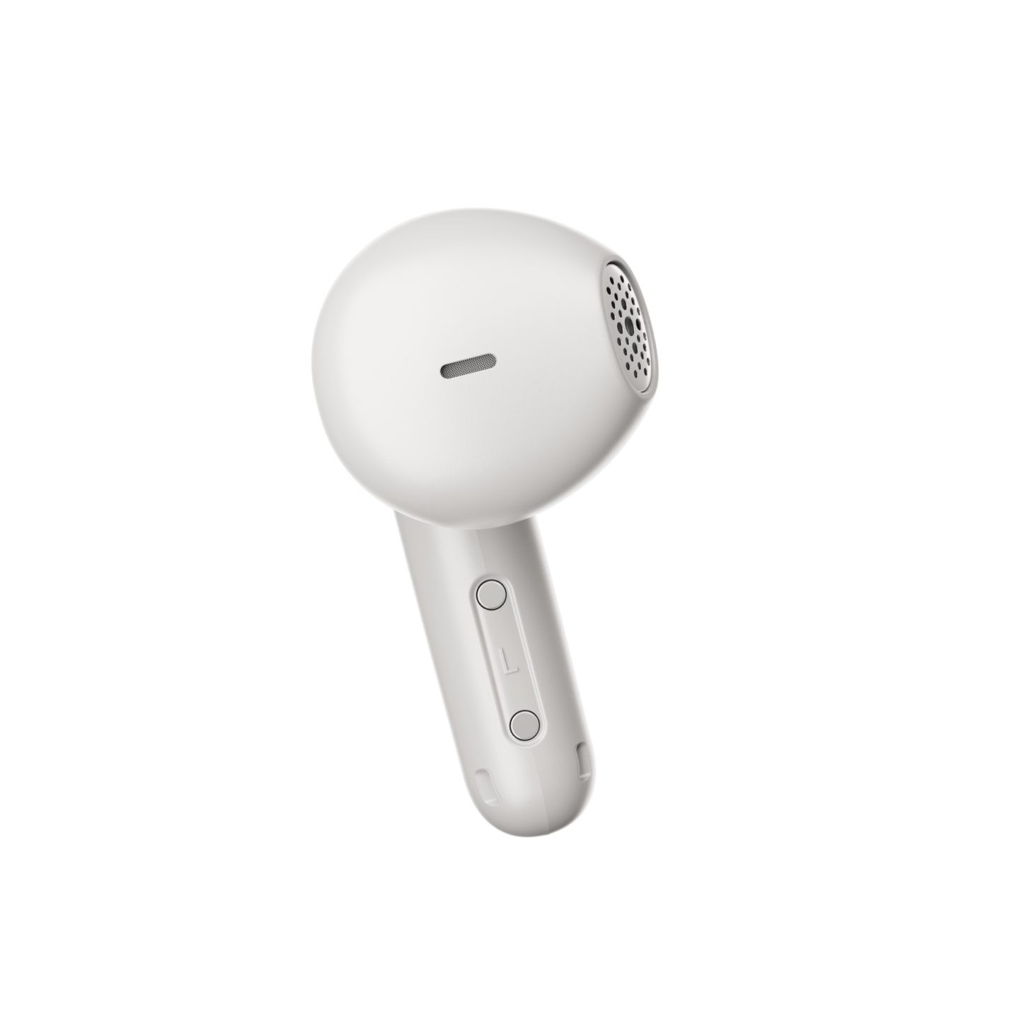 QCY Air White Semi-Ear TWS Earbuds - Quad Mic ENC, Multi-Point, Leather Case — Buy in Cyprus with Fast Delivery