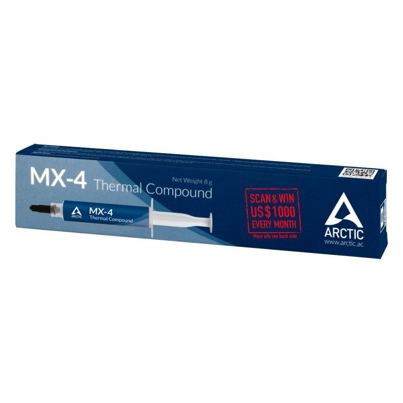 Buy Arctic MX-4 8g - MX-4 - Gray, 8g, Non-conductive Ceramic Thermal Paste in Cyprus, Nicosia, Limassol, Larnaka, Pafos
