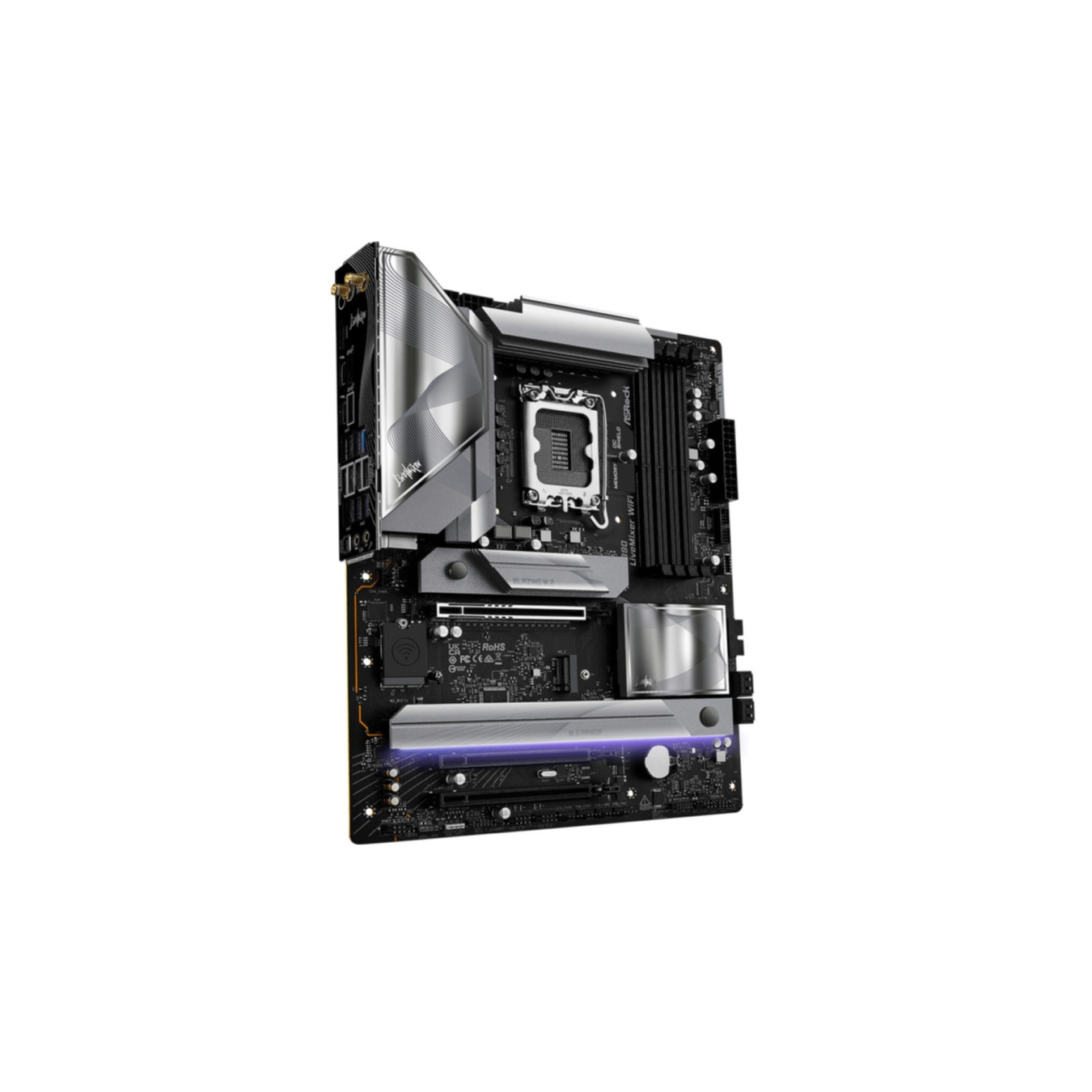 ASRock Z890 LiveMixer WiFi - LGA1851 Socket - ATX Motherboard, Up to 256GB RAM, Built-in Wi-Fi