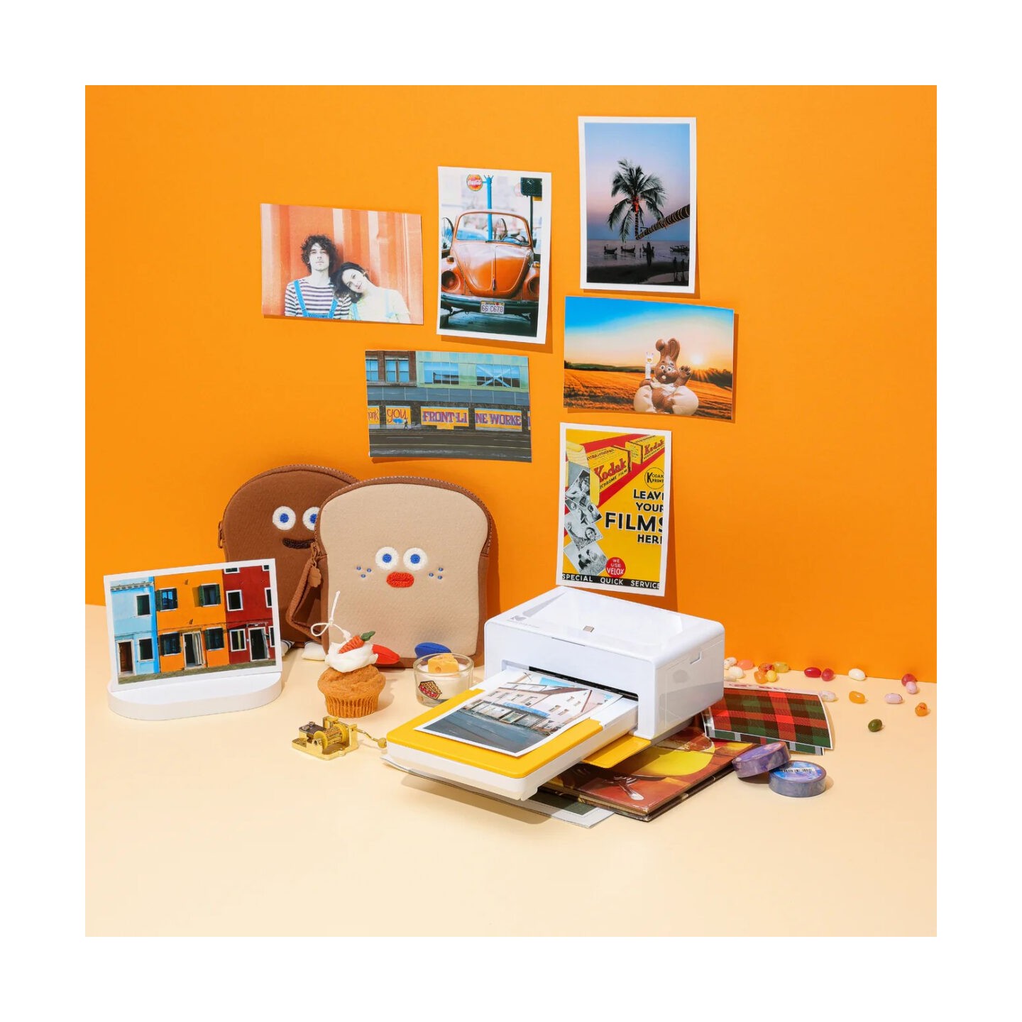 Kodak Dock Plus 4PASS Wireless Smartphone Photo Printer - 10x15 cm Prints - Accessory Pack (10 Sheets)