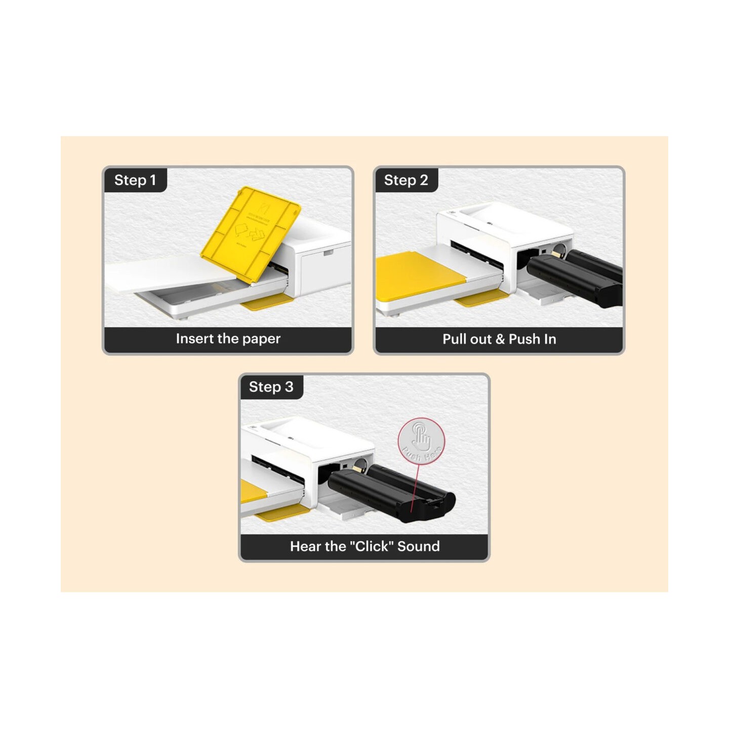 Kodak Dock Plus 4PASS Wireless Smartphone Photo Printer - 10x15 cm Prints - Accessory Pack (10 Sheets)