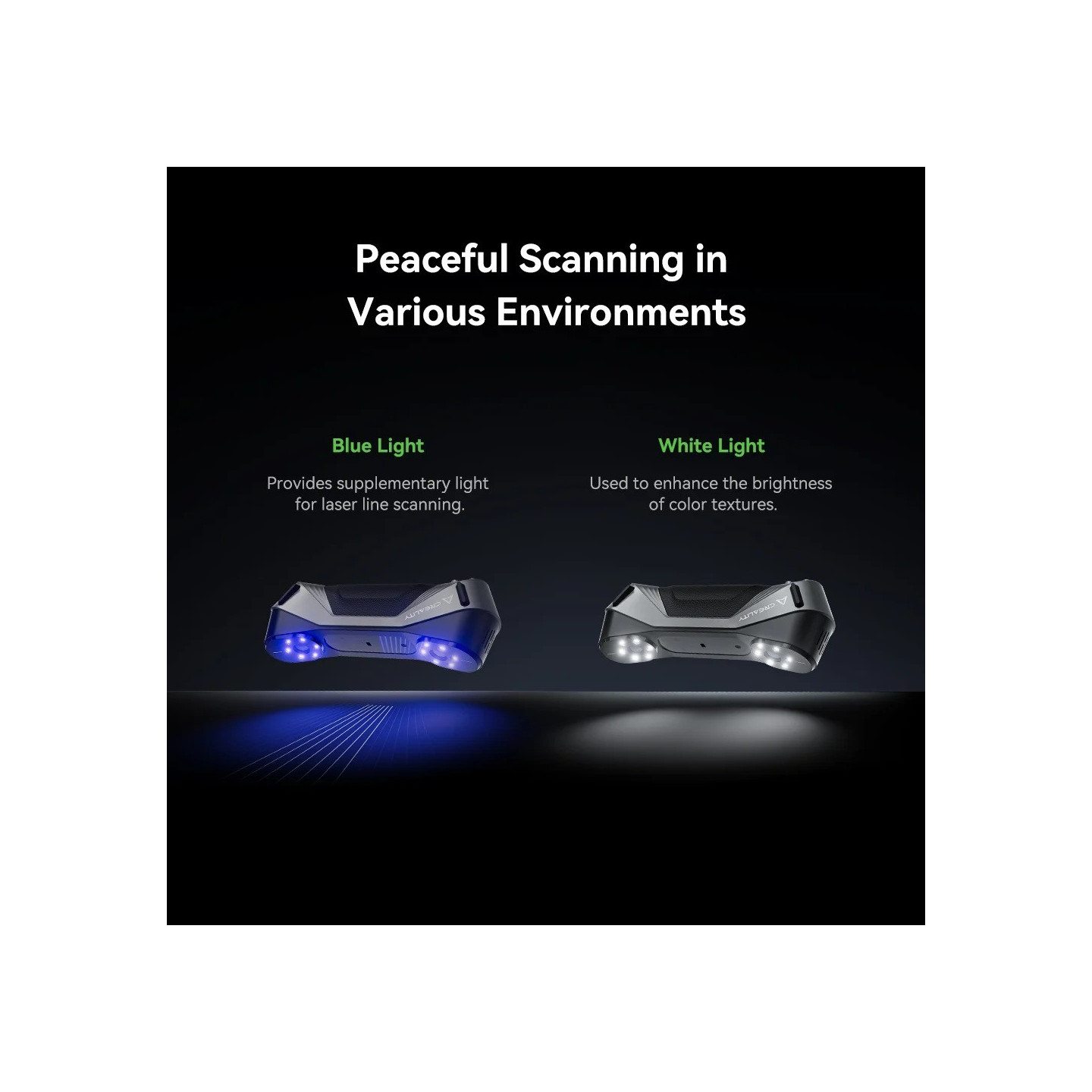 Creality CR-Scan Raptor 3D Scanner - CR-Scan Raptor - 5-2000mm range, 0.02 mm accuracy, 60fps