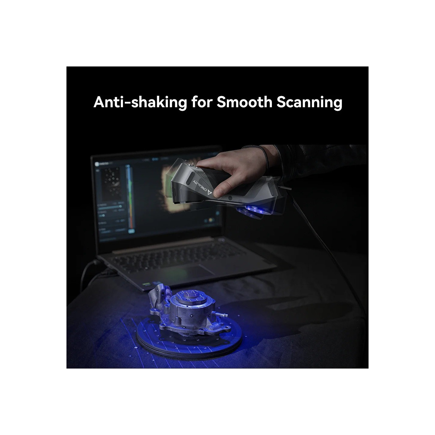 Creality CR-Scan Raptor 3D Scanner - CR-Scan Raptor - 5-2000mm range, 0.02 mm accuracy, 60fps