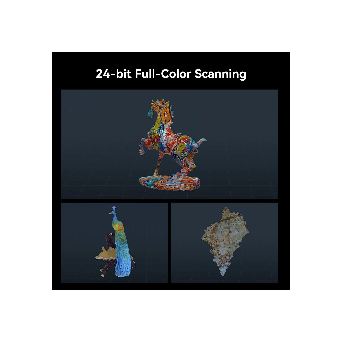 Creality CR-Scan Raptor 3D Scanner - CR-Scan Raptor - 5-2000mm range, 0.02 mm accuracy, 60fps