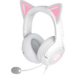 Buy Razer KRAKEN KITTY V2 - KRAKEN KITTY V2 - White RGB USB 7.1 Kitty Ears Gamin... in Cyprus, Nicosia, Limassol, Larnaka, Pafos