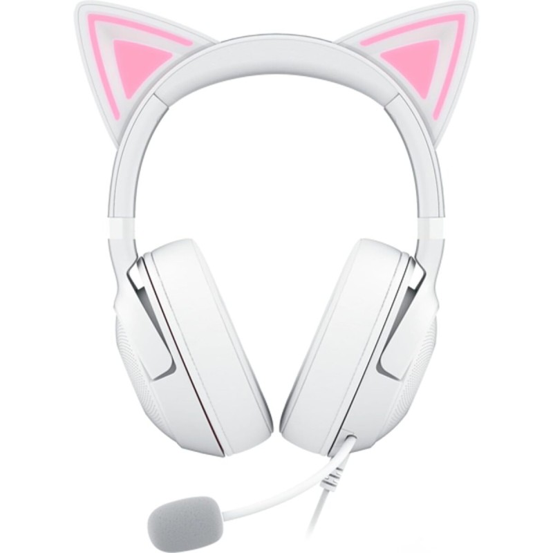 Buy Razer KRAKEN KITTY V2 - KRAKEN KITTY V2 - White RGB USB 7.1 Kitty Ears Gamin... in Cyprus, Nicosia, Limassol, Larnaka, Pafos