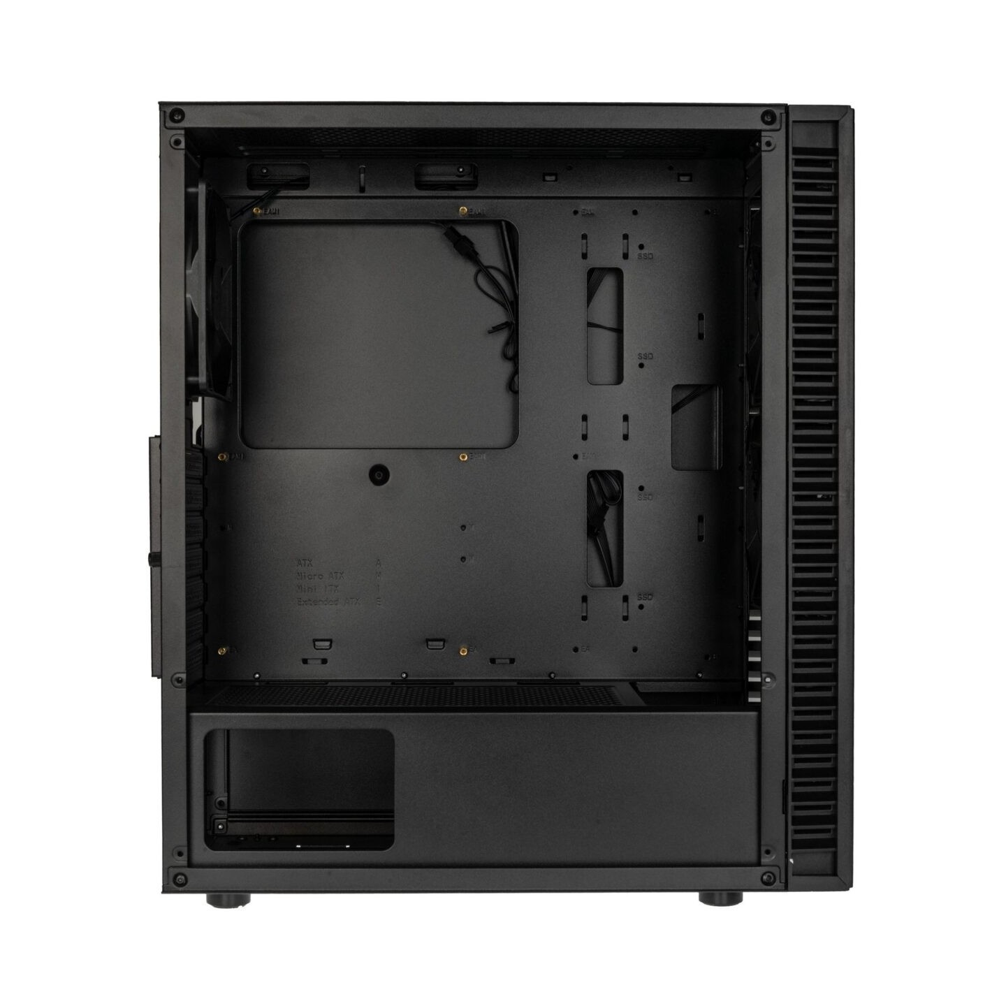 Kolink Observatory HF Mesh PWM Midi Tower Case - Black with 3x120mm PWM Fans — Buy in Cyprus with Fast Delivery