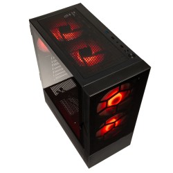 Kolink Observatory MX Glass ARGB Mid-Tower Case - Black - 5 ARGB Fans Included (Boxed) — Buy in Cyprus with Fast Delivery