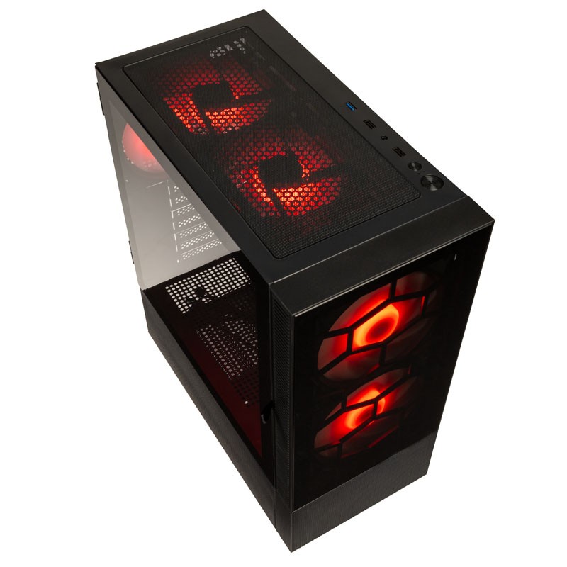 Kolink Observatory MX Glass ARGB Mid-Tower Case - Black - 5 ARGB Fans Included (Boxed) — Buy in Cyprus with Fast Delivery
