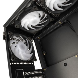 Kolink Observatory MX Glass ARGB Mid-Tower Case - Black - 5 ARGB Fans Included (Boxed) — Buy in Cyprus with Fast Delivery