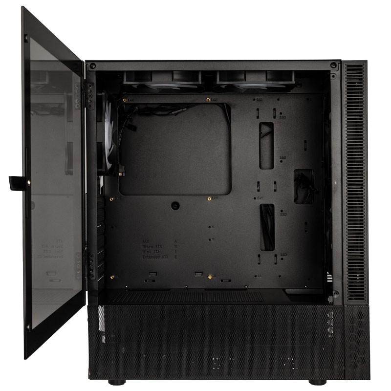 Buy Kolink Observatory MX Glass ARGB Mid-Tower Case - Black - 5 ARGB Fans Included in Cyprus, Nicosia, Limassol, Larnaka, Pafos