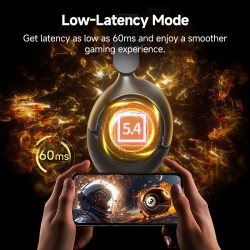 Buy QCY H3 PRO Headset - H3 PRO - Black, 40mm drivers, LDAC Hi-Res Audio, ANC, W... in Cyprus, Nicosia, Limassol, Larnaka, Pafos