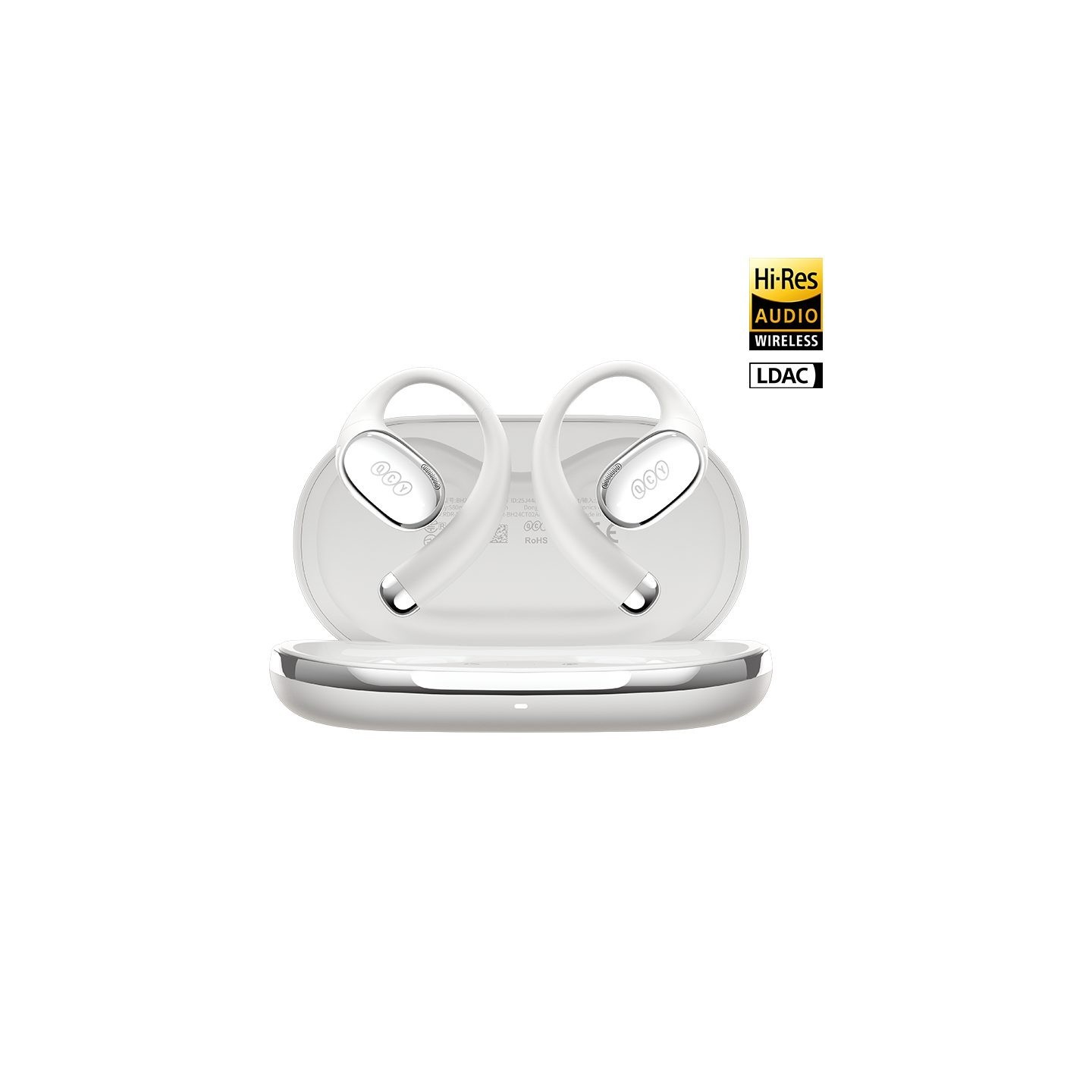 QCY Crossky R70 Gray - CT-02 - Open-Ear Wireless BT 6.0, LDAC, 52h Hi-Res Audio — Buy in Cyprus with Fast Delivery