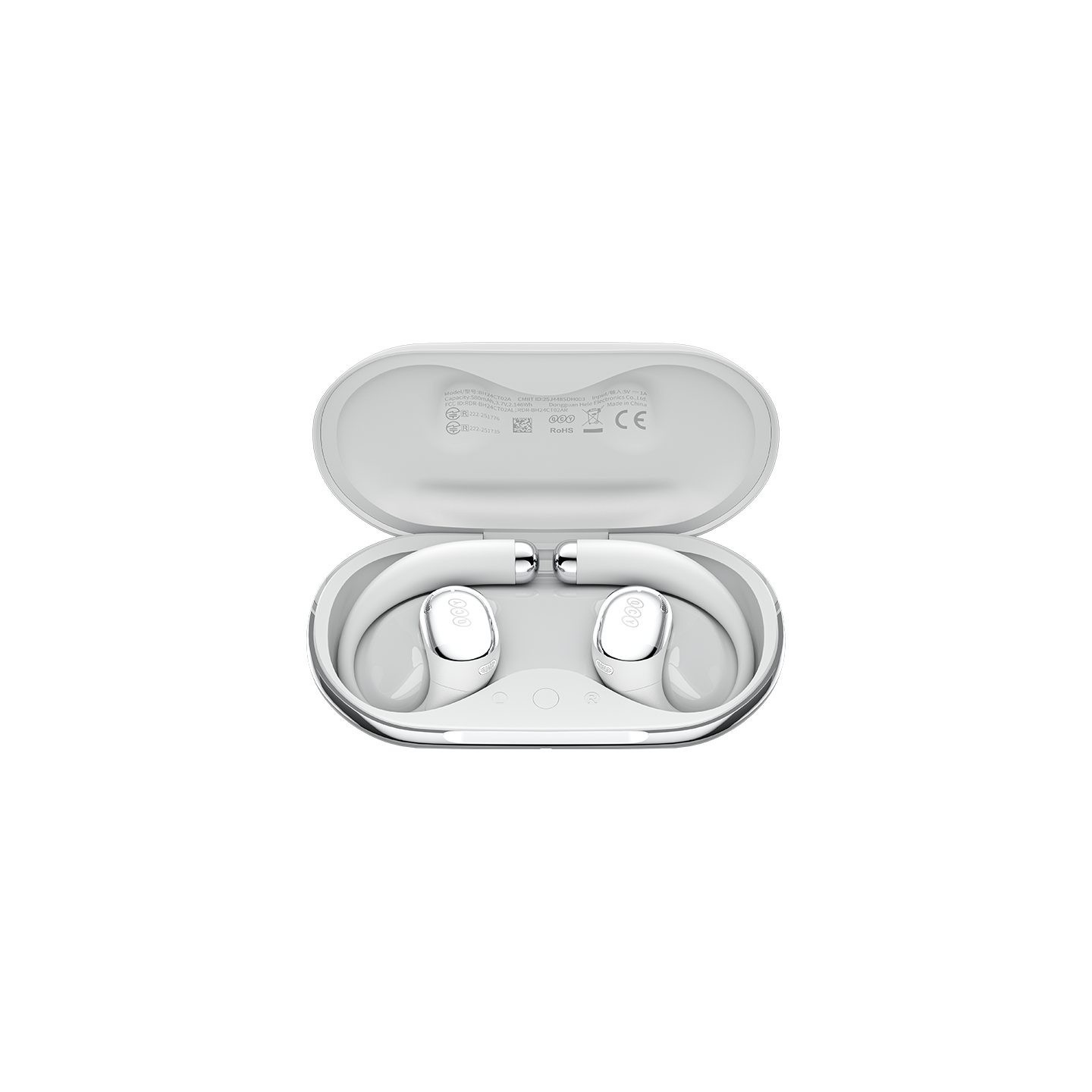 QCY Crossky R70 Gray - CT-02 - Open-Ear Wireless BT 6.0, LDAC, 52h Hi-Res Audio — Buy in Cyprus with Fast Delivery