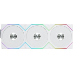 Lian Li UNI FAN TL 120 Wireless Reverse Blade 3-Pack White w/Hub (Boxed) — Buy in Cyprus with Fast Delivery