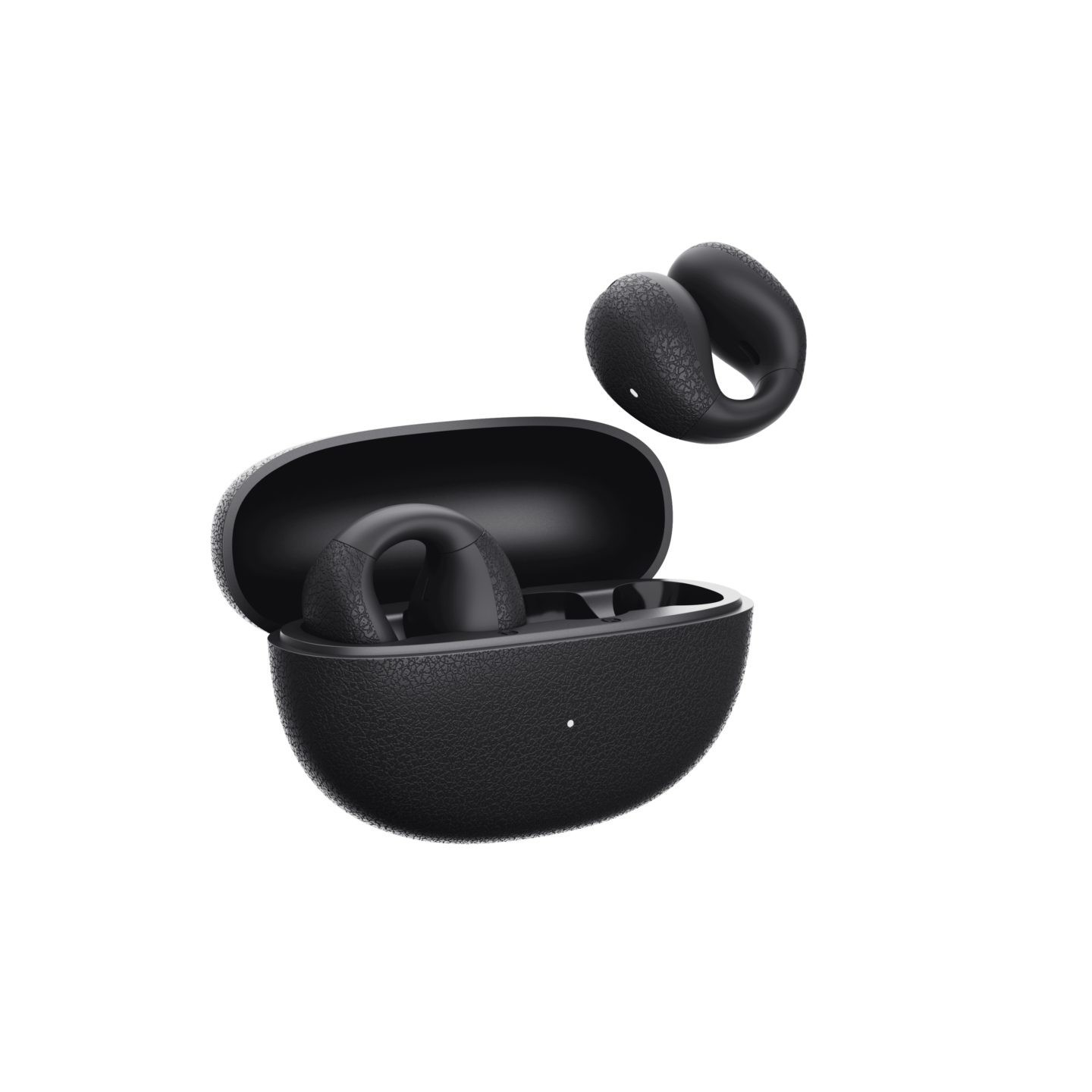QCY Crossky C10 - C10 - Open Ear TPU Earclip, Black - BT 5.4, IPX5, Call Noise Reduction, 30h Total Battery