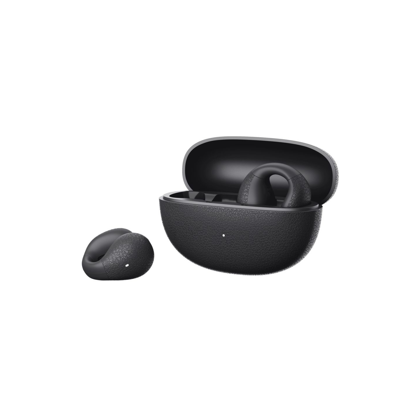 QCY Crossky C10 - C10 - Open Ear TPU Earclip, Black - BT 5.4, IPX5, Call Noise Reduction, 30h Total Battery