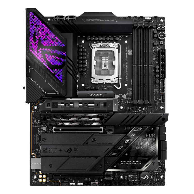 Buy ASUS ROG Strix Z890-E Gaming WiFi - LGA 1851 ATX, DDR5, 4 DIMM, 192GB Max, W... in Cyprus, Nicosia, Limassol, Larnaka, Pafos