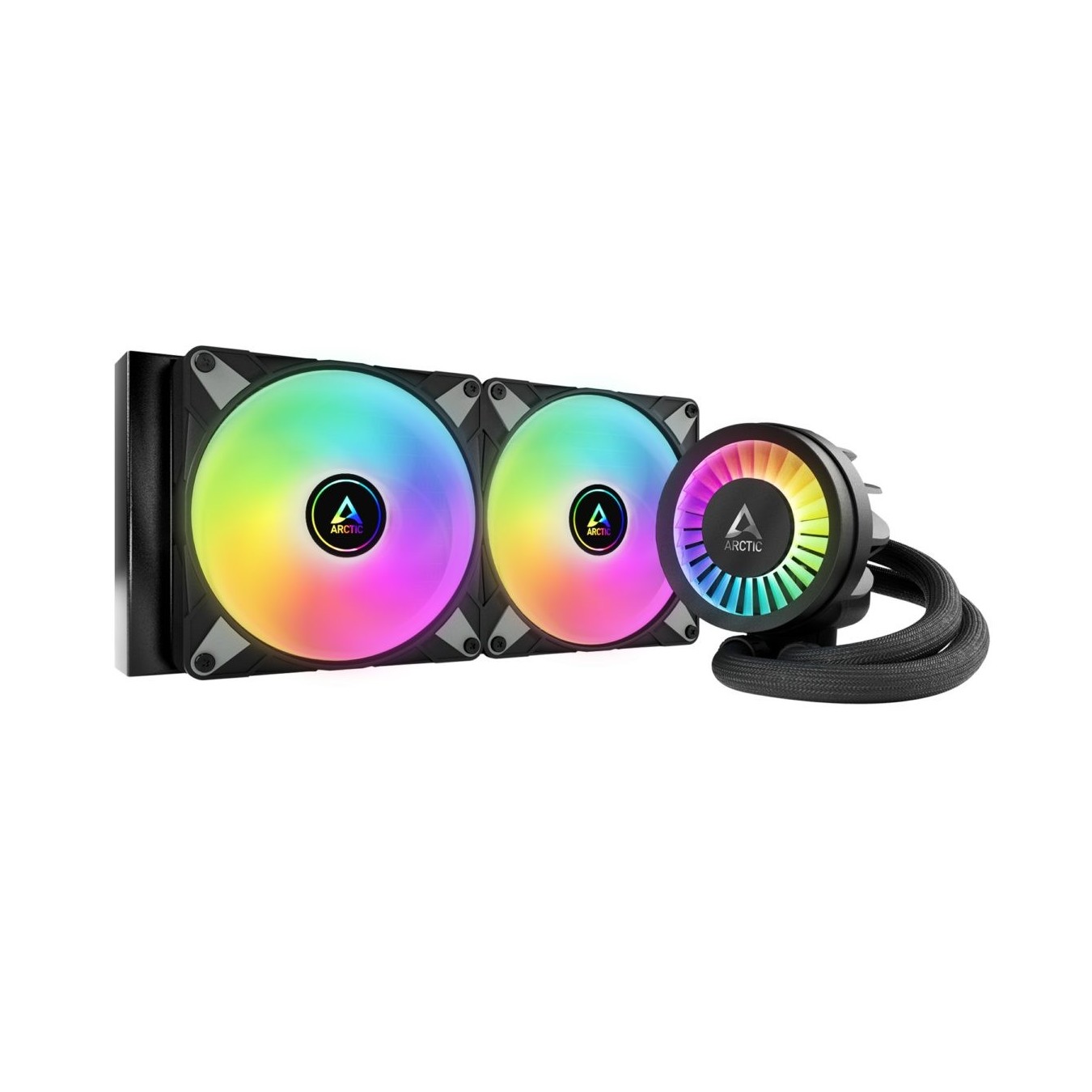 Arctic Liquid Freezer III 280 - Liquid Freezer III 280 - Black ARGB AIO CPU Cooler with 2x P14 PWM PST fans