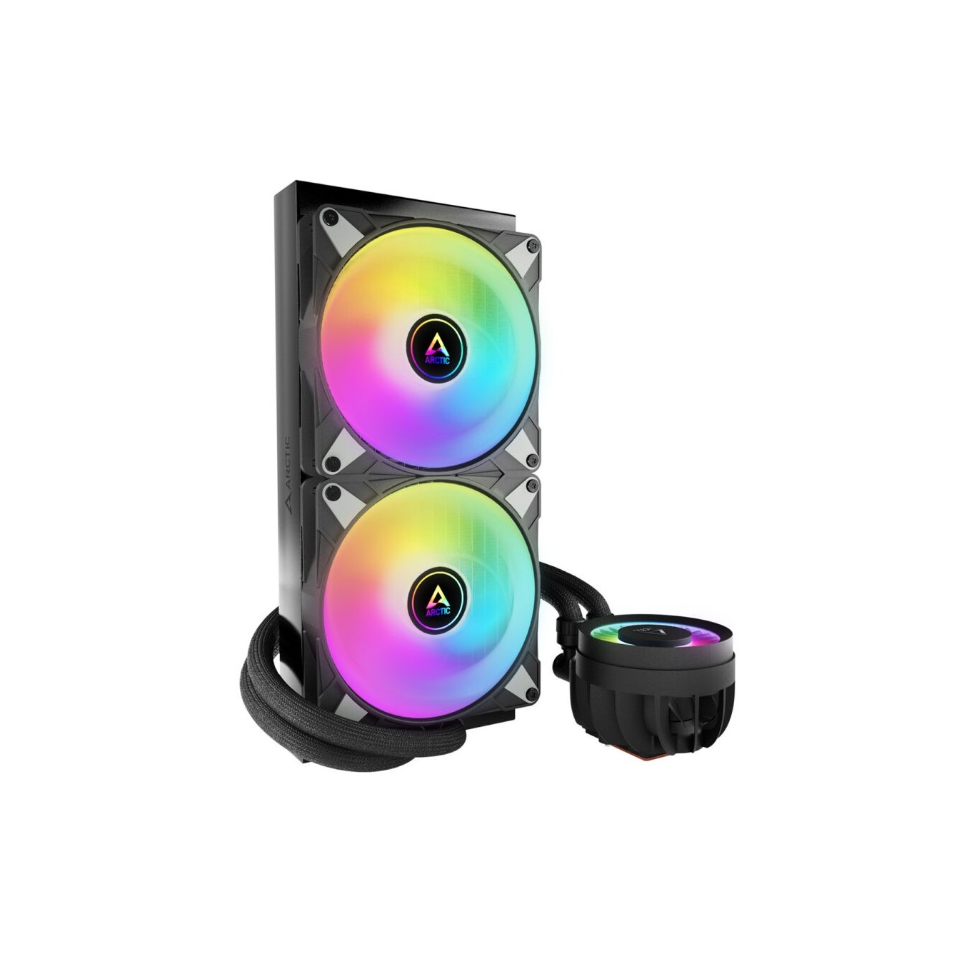 Arctic Liquid Freezer III 280 - Liquid Freezer III 280 - Black ARGB AIO CPU Cooler with 2x P14 PWM PST fans