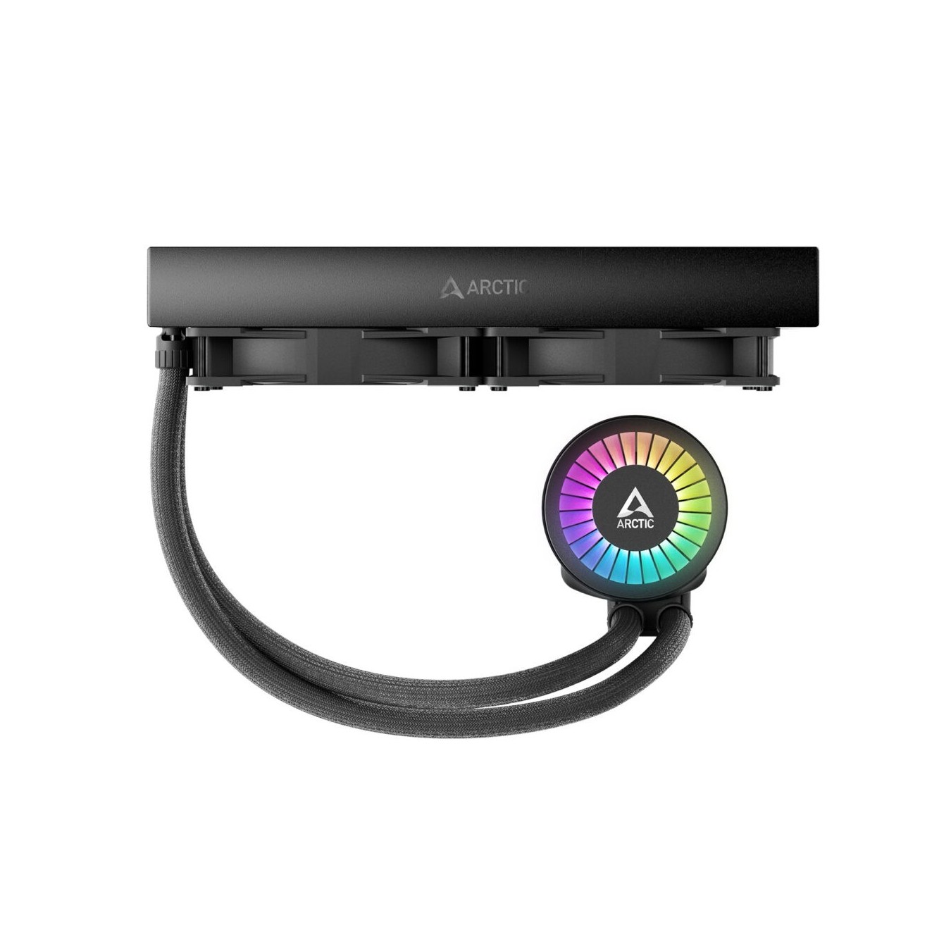 Arctic Liquid Freezer III 280 - Liquid Freezer III 280 - Black ARGB AIO CPU Cooler with 2x P14 PWM PST fans