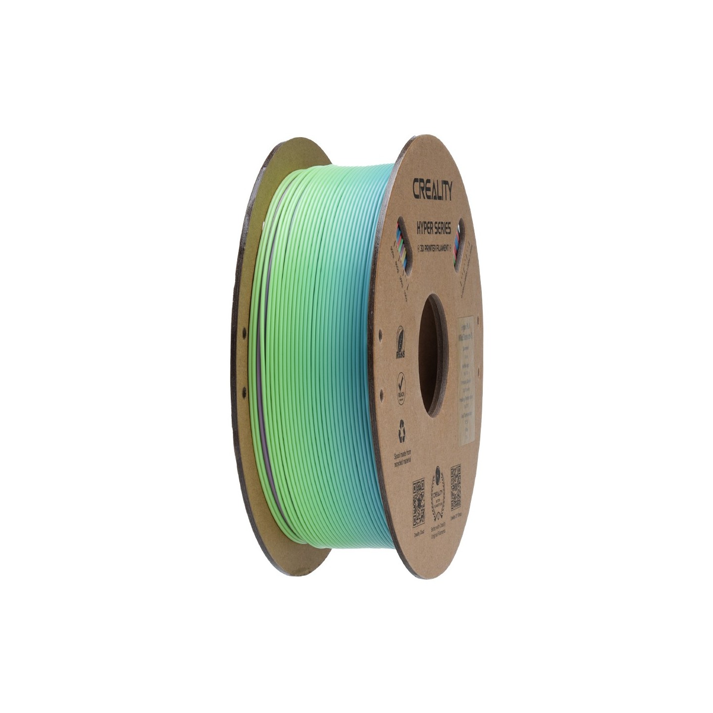 Creality Hyper PLA Rainbow Wild Blossom Short Gradient - 1.75mm Filament - Rainbow Wild Blossom, 1kg