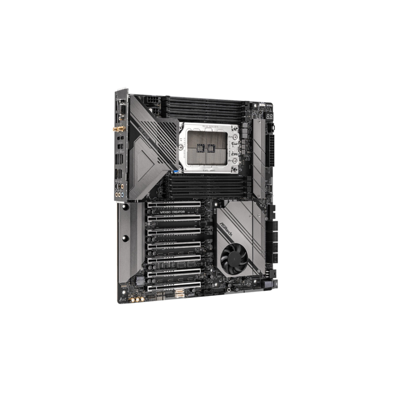 ASRock WRX80 Creator WRX8 R2.0 - Workstation Motherboard, 14-Layer PCB, 2oz Copper, Dr.MOS Power