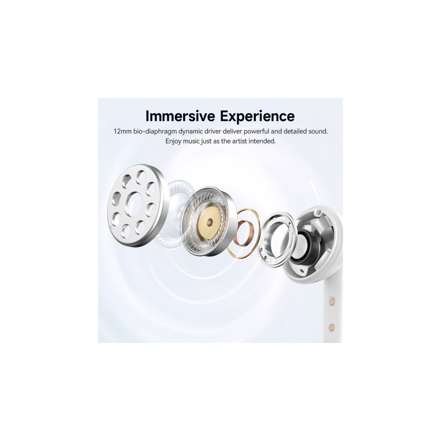 QCY Melobuds N50 ANC Black - N50 - 45dB ANC, TWS, 6 mic ENC, IPX4, BT5.4 — Buy in Cyprus with Fast Delivery