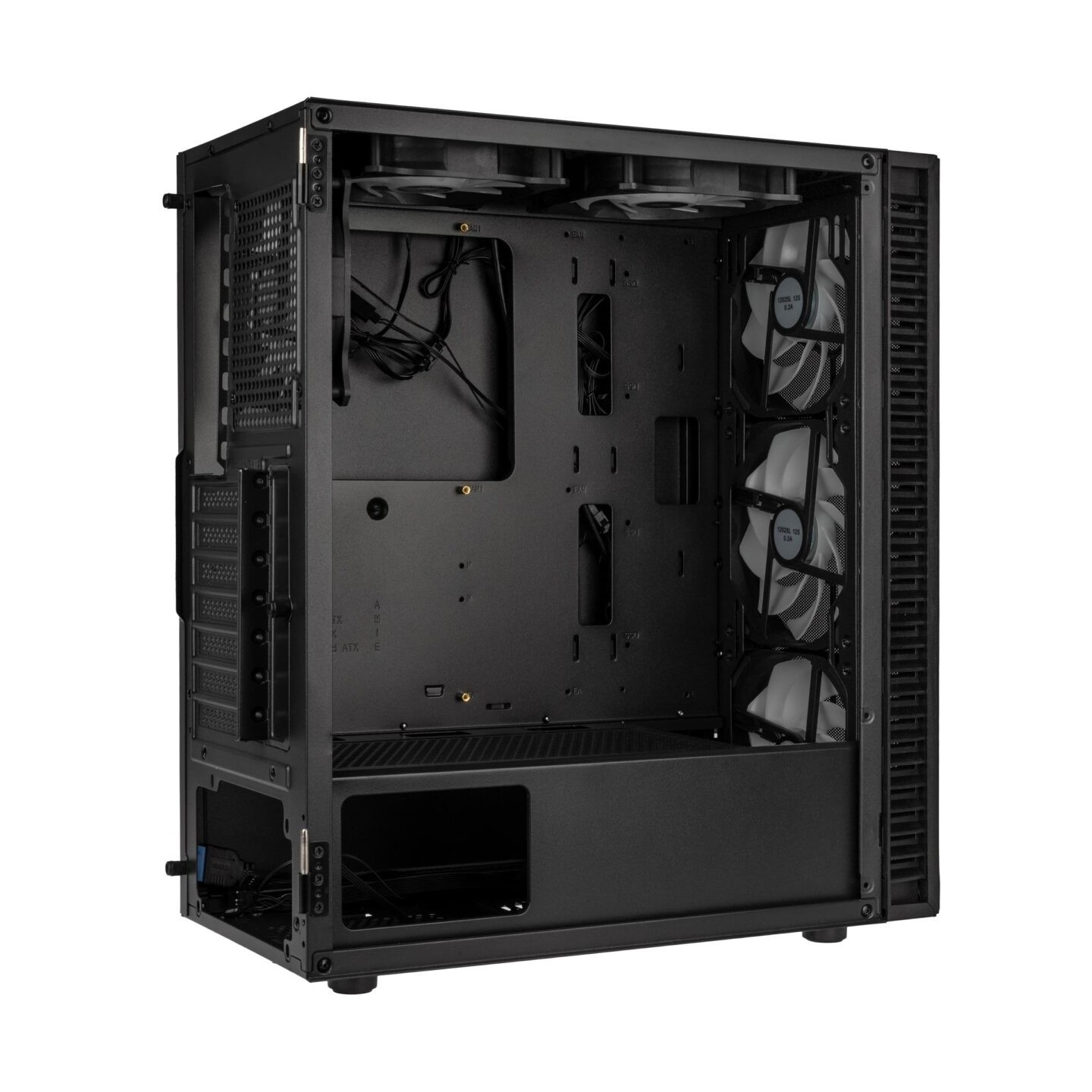 Kolink Observatory HF Mesh ARGB Midi Tower Case - Black - 6 ARGB Fans (Boxed) — Buy in Cyprus with Fast Delivery