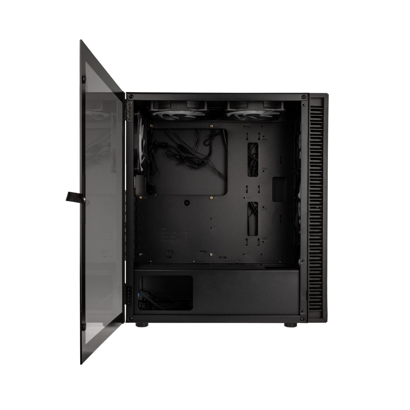 Kolink Observatory HF Mesh ARGB Midi Tower Case - Black - 6 ARGB Fans (Boxed) — Buy in Cyprus with Fast Delivery